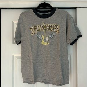 Jimi Hendrix Guitar with Wings T Shirt